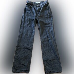 Abercrombie & Fitch | relaxed High Rise Black Jeans